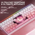 thumbnail image 4 of Teclado para juegos AULA HERO 68 HE 60% cableado con retroiluminación RGB, 4 of 9