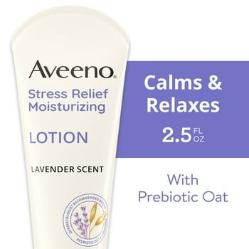 Aveeno Stress  Moisturizing Lotion, Lavender Scent, 2.5 fl. oz