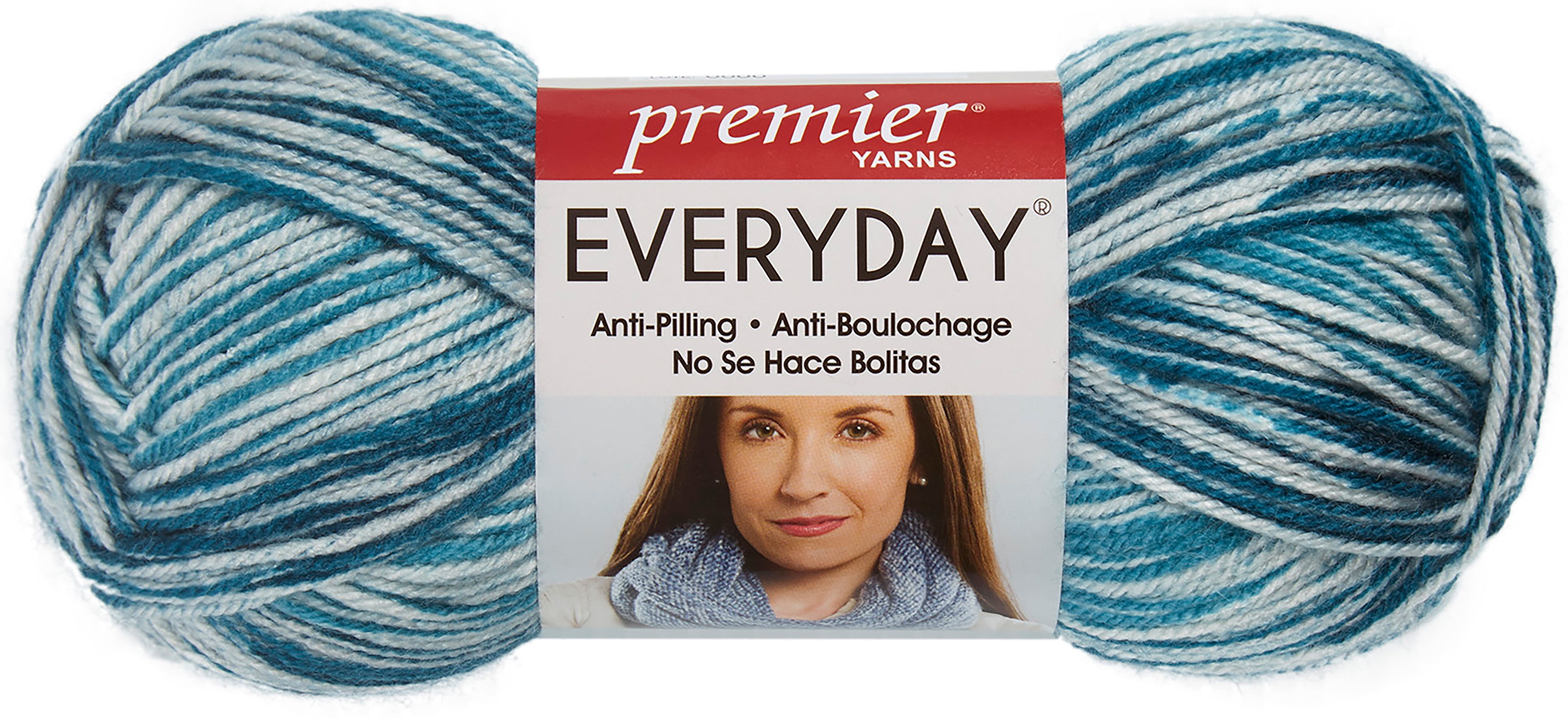 Premier Yarns AntiPilling Everyday Worsted Mutli YarnTurquoise