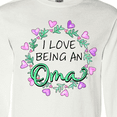 thumbnail image 4 of Inktastic I Love Being an Oma- Circle of Hearts Long Sleeve T-Shirt, 4 of 5