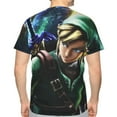 thumbnail image 2 of The Legend of Zelda T Shirt 3D Printed Crewneck Graphic Short Sleeve Tees for Mens, 2 of 5