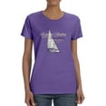 thumbnail image 1 of Extreme Sailing. Shaped T-Shirt Women -Image by Shutterstock, Female x-Large, 1 of 4