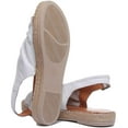 thumbnail image 4 of JUSTINREESS Annabelle Women's Back Strap Espadrille In White Size 10, 4 of 6