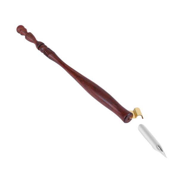 Tebru Calligraphy Nib Holder, Pen Nib Holder Wood,English Calligraphy