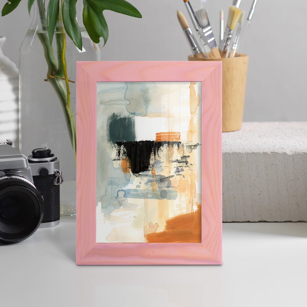 Seria IV - Framed Print w/glass - Sunset Pink