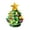 A-1OP6, variant on DVKOVI Tabletop Ceramic Christmas Tree with LED Lights Mini Hand-Painted Xmas Trees for Holiday Decoration A One Size