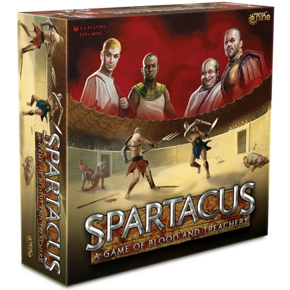 Spartacus: A Game of Blood & Treachery - Gale Force Nine, Ages 14 , 3-4 Players, 120 Min