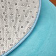 thumbnail image 3 of Tatami, alfombra redonda para salón, alfombra antideslizante para dormitorio (1 pieza 80*80cm gris) brillar  Electrónica, 3 of 4