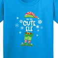 thumbnail image 4 of Inktastic Funny Christmas I'm the Cute Elf with Shoes and Hat Youth T-Shirt, 4 of 5