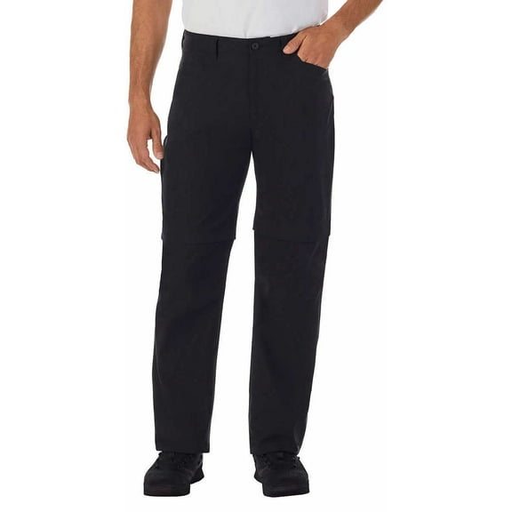 Eddie Bauer Mens Lightweight Convertible Pant (Black 36x30)