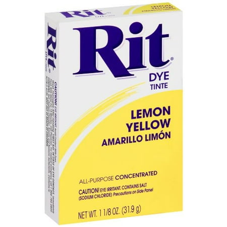 Rit All-Purpose Powder Dye, Lemon Yellow | Walmart Canada