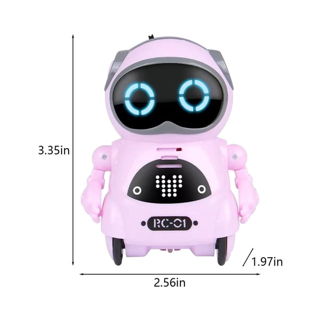 Juguetes Para Niño Robot RC de bolsillo que habla, diálogo interactivo, reconocimiento de voz, graba, canta, baila y cuenta historias, mini robot RC, juguetes de regalo. Juguetes Para Bebe 1 Año
