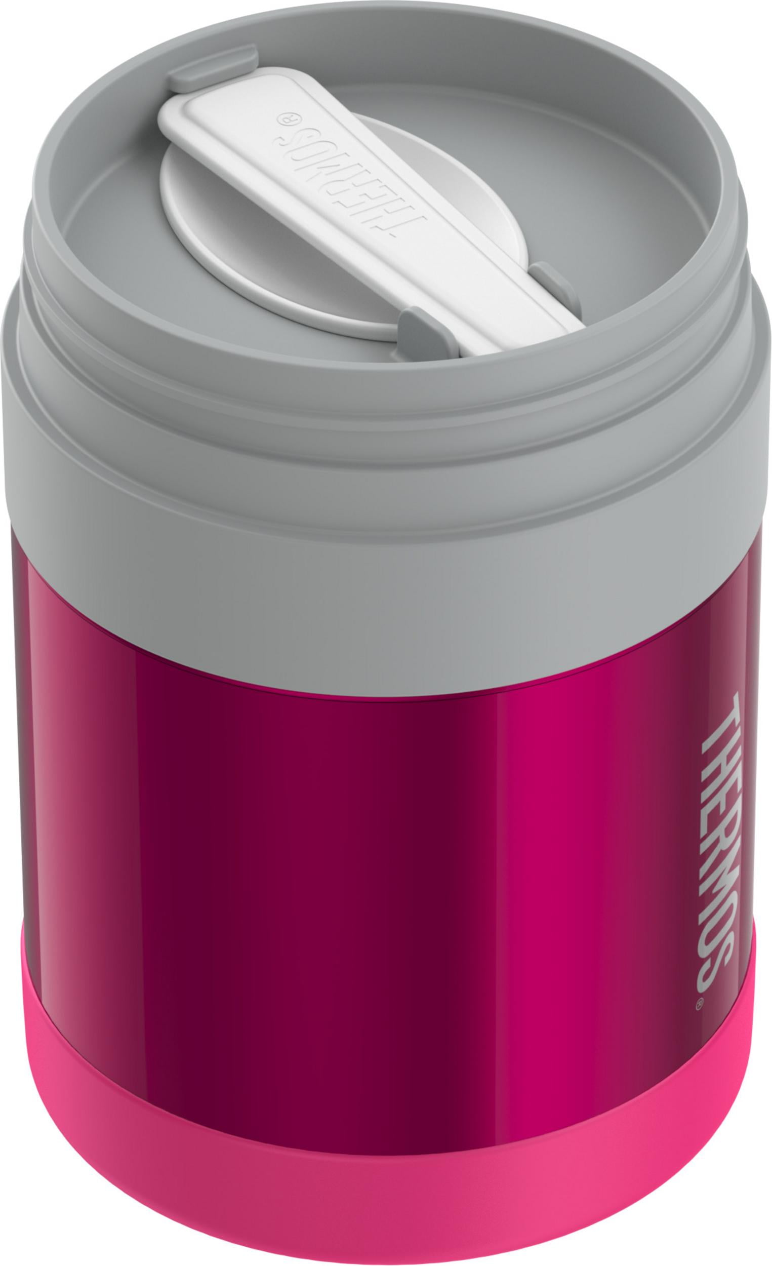 Thermos Stainless Steel Food Flask, Pink, 290 ml