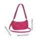 thumbnail image 3 of Bolso Mujer Retro Hombro Tachonado Decoración PU Tote Bolso Casual Diario Citas Monedero Rosa Rojo Rojo, 3 of 8