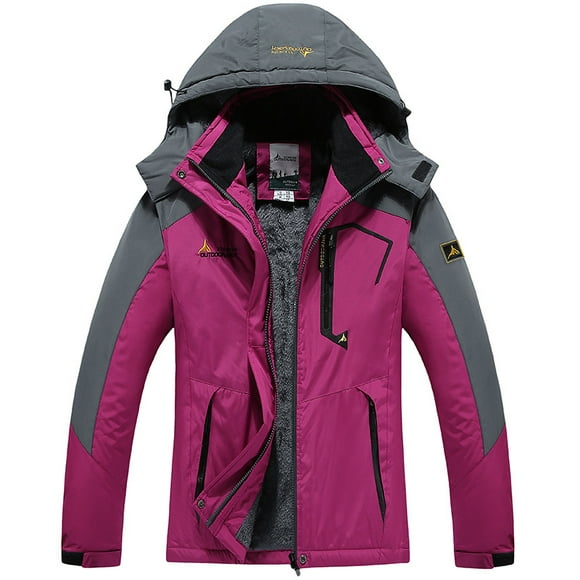 Women's Waterproof Ski Jacket Warm Winter Snow Coat Mountain Windbreaker Hooded Raincoat Jacket