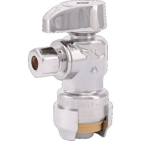 SharkBite 1/2 PTC x 1/4 Brass Stop Valve
