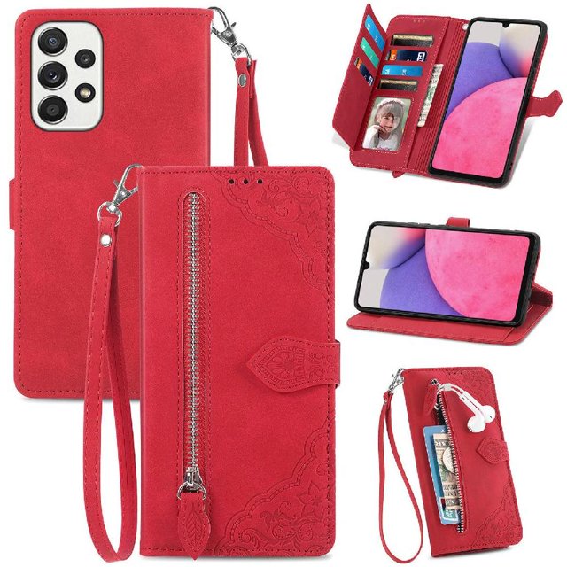 Funda billetera anti-golpes para GANGXUN Samsung A33 5G , ideal para día a día y trabajo