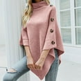 thumbnail image 2 of Vedolay Fall Sweaters for Women Knit Long Sleeve Pullover Crewneck Tunic Fashion Sweaters,Pink One Size, 2 of 3