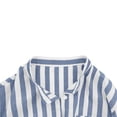 thumbnail image 4 of Alkepwun Long Sleeve Shirts for Women Oversized Button Down Collared Blouses with Pocket Casual Loose Striped Collared Office Tops Beach Vacation Outfit, 4 of 8