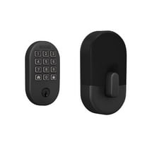 Schlage Arrive Matte Black Steel Wi-Fi Deadbolt