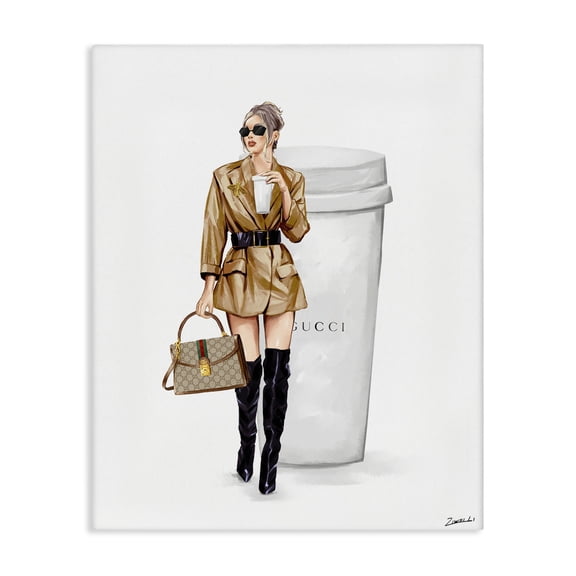 Stupell Industries Art Deco Canvas Art, 16 x 20, by Ziwei Li