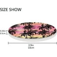 thumbnail image 4 of Coolnut Black Palms Silhouettes Coasters for Drinks Set of 4, Absorbent Ceramic Drink Coaster with Cork Base for Wooden Coffee Table, Cool Housewarming Gift for Home Decor Gifts, 4 of 6