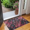 thumbnail image 2 of Pioneer Flower Floral Print Pattern Door Rugs,Washable Non Slip Door Mats Indoor,Decorative Door Mats,Entry Mat Indoor for Entrance,Bedroom,Kitchen,Bathroom,17"x30", 2 of 6