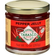Tabasco Pepper Jelly, Spicy, 10 oz, Regular Thick Glass Jar, Dairy Free