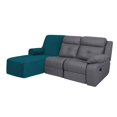 thumbnail image 2 of Funda para mueble ULTICOR, tamaño grande, para diván izquierdo, color verde azulado, 2 of 6