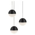 thumbnail image 2 of MP10503-BK-Kuzco Lighting-Supernova - 6 Inch 15W 3 LED Pendant   Black Finish with Heavy Frosted Acrylic Glass, 2 of 2
