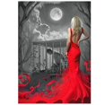 thumbnail image 2 of DIY 5D diamante pintura vestido rojo bordado punto de cruz manualidades decoración del hogar FLhrweasw Nuevo, 2 of 9