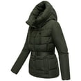 thumbnail image 2 of Marikoo Women’s Belted Puffer Jacket with Hood - Water-Repellent - Adjustable Waist - Himee 16, 2 of 10