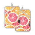 thumbnail image 7 of Yayeee Pot Holders Kitchen Heat Resistant with Pocket 7"x9.8" Cotton Oven Cooking Hot Pads, Pink Grapefruit Slices, 7 of 7