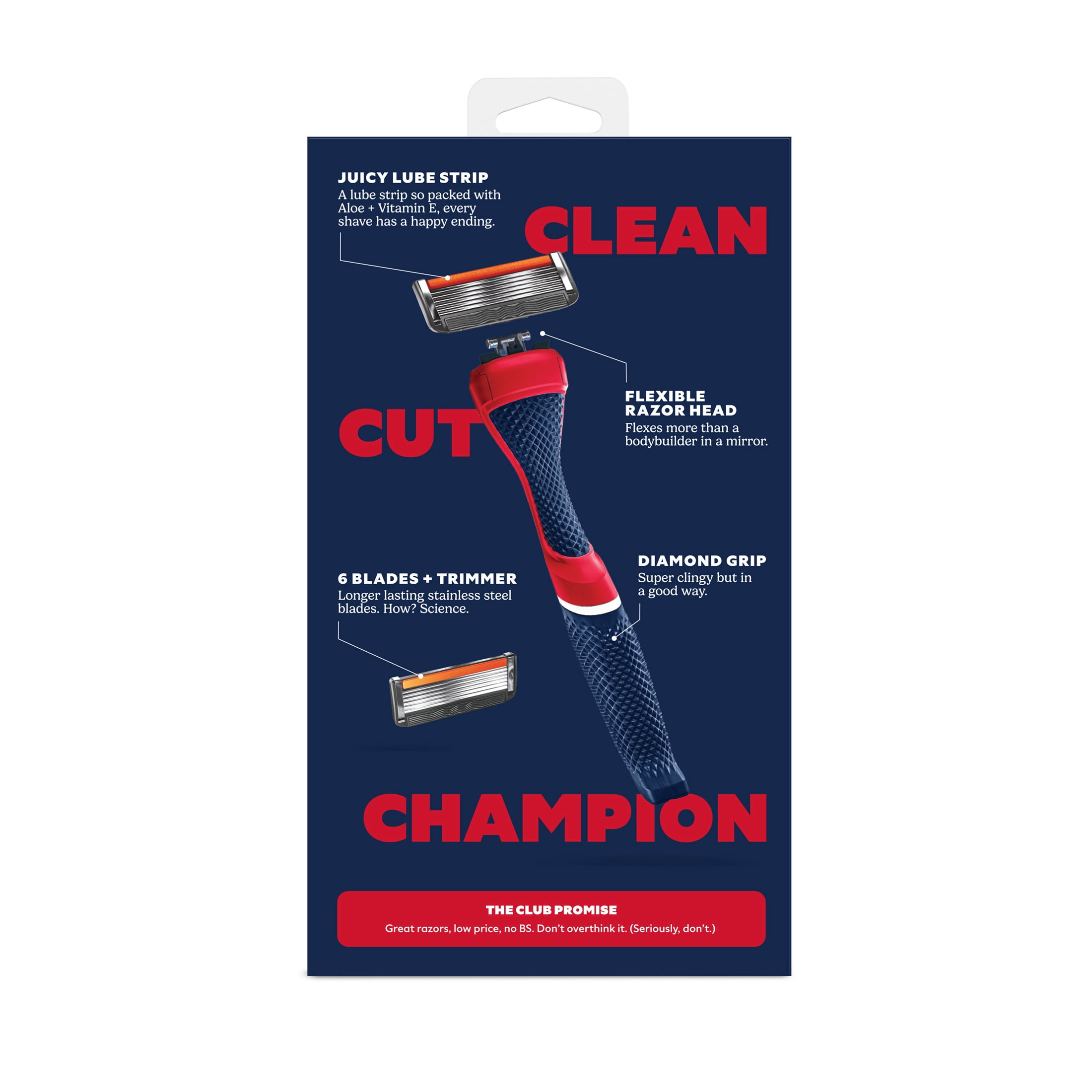 Dollar Shave Club Ole Miss 6-Blade Razor Starter Set