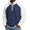 Navy, variant on WIZUTIZ Men's Half Zip Pullover Color Block Loose Stand Collar Long Sleeve Polyester Sweatshirt Relaxed Fit for Spring Winter Daily Commute Party Mens Fashion