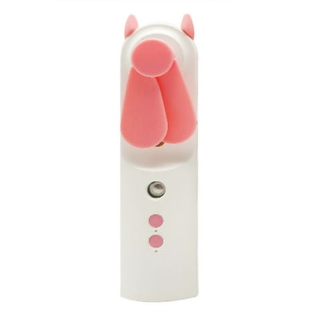 

Rechargeable Mini Fan with Water Mist Spray Portable Handheld Water Fan
