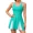 green, variant on ALove Womens Tennis Outfit Sports Dresses with Simple Shorts and Pockets and Soft Bras V Neck Splicing Skirt Hem Racerback Golf Outfits