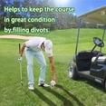 thumbnail image 4 of 10L0L Golf Cart Sand Bottle with Holder for Yamaha EZGO TXT RXV Club Car DS Precedent - 2Pcs, 4 of 7