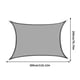 thumbnail image 2 of Tela triangular para protección solar | Lona impermeable anti-UV para jardín, patio, patio trasero y piscina | Toldo para sombra exterior | Instalación fácil | 1 unidad, 2 of 5