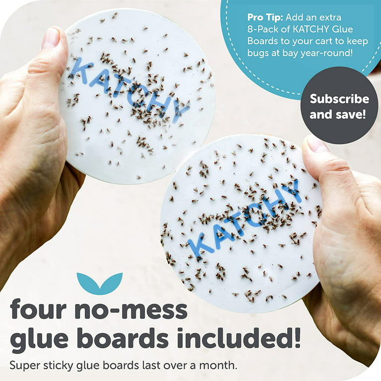 Fly Traps Indoor Fruit Fly Gnat Mosquito Insect Traps 10 Sticky Glue Boards