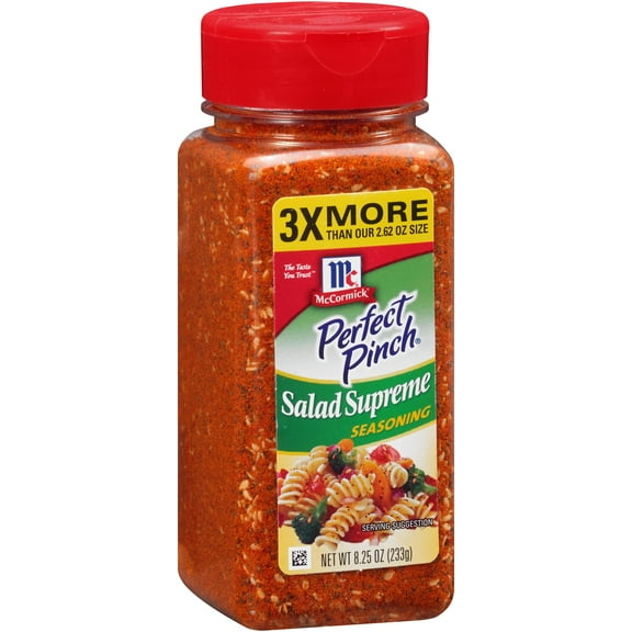 McCormick Perfect Pinch Salad RE32 Supreme Seasoning, 8.25 oz (Pack of 6)