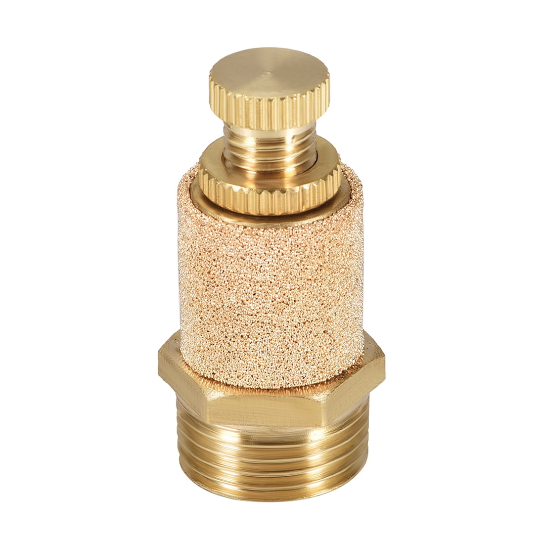 Sintered Bronze Exhaust Muffler Top Adjustable G3/8 Air Muffler Air