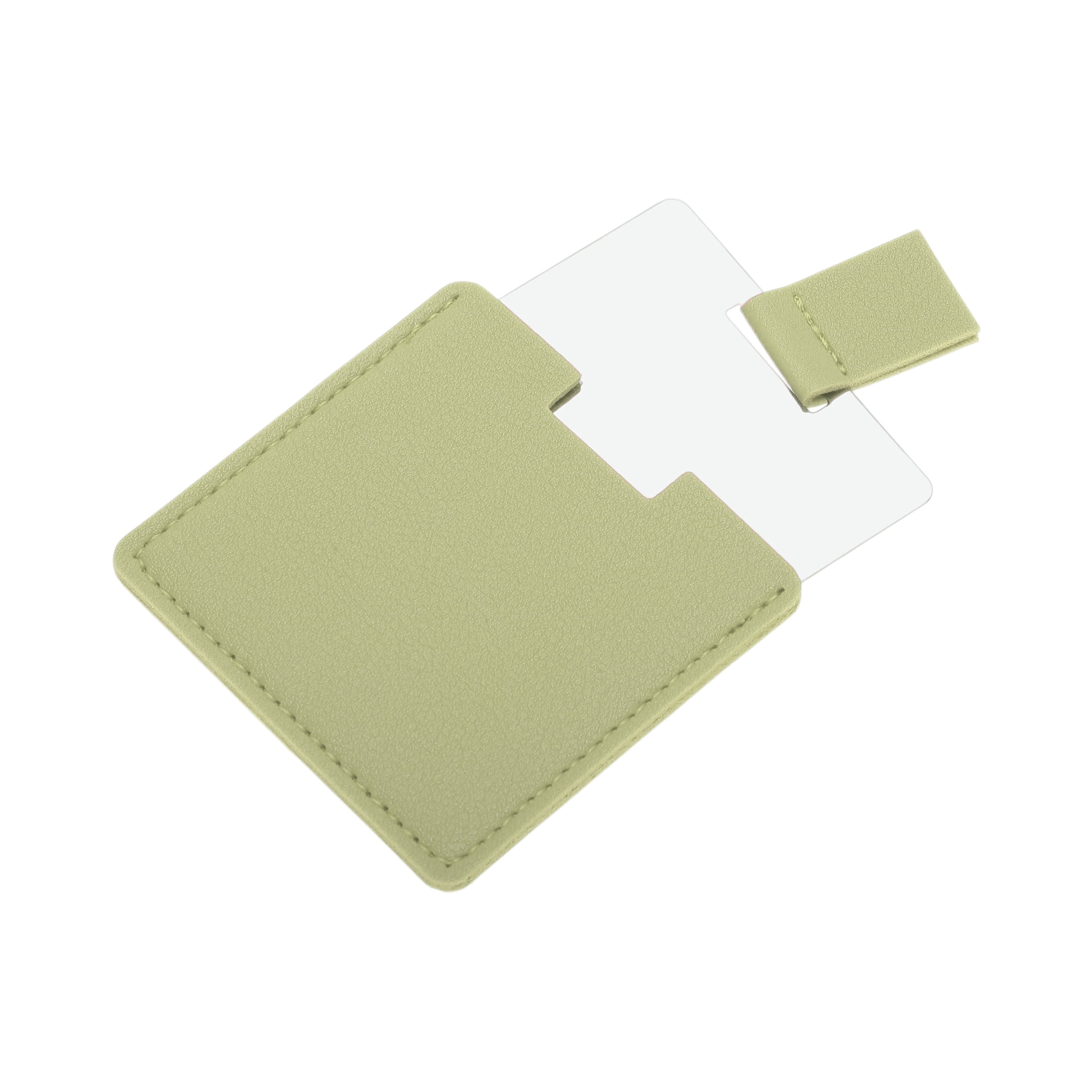 Unique Bargains 1 Pc Square Shape Makeup Mirror Green