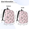 thumbnail image 3 of Lsque Cute Kawaii Panda Pattern Canvas Daypack, Durable Backpack, High-quality Versatile Backpack,Vintage Compact Backpack-Small, 3 of 6