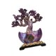 thumbnail image 5 of Estatua de árbol del dinero, figura decorativa, decoración creativa de Feng Shui, adorno de mesa. Púrpura, 5 of 9