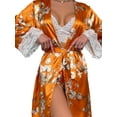 thumbnail image 2 of Women's Satin 2 Piece Robe and Nightgown Set, 2 of 6