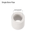 thumbnail image 3 of Uxcell 5 Pcs Ceramic Tubing Insulated Electronic Wire Bundle Heat Insulation Protection Single Bore 25mmx25mm, 3 of 6