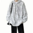 thumbnail image 2 of GERsome Men's Oversized Hoodies Sweatshirts Long Sleeve Half Zip Drawstring Pullover Hooded with Pocket Fall Outfits Sizes M-5XL, 2 of 6
