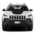 thumbnail image 4 of Jeep Trailhawk 3D Logo 12" x 4.25" European Look Chrome Half-Size Stainless Steel License Plate, 4 of 5