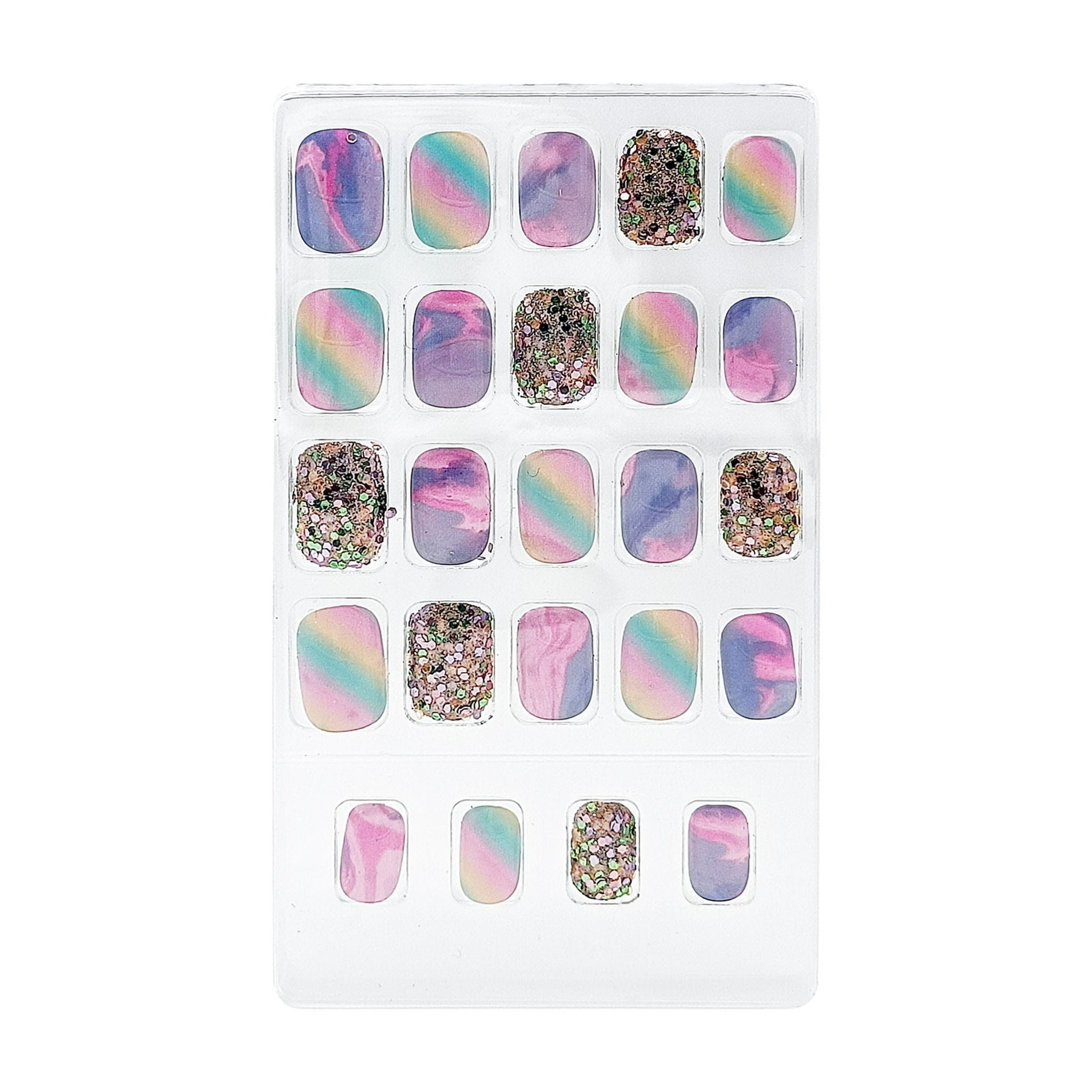 Justice brand Faux Nails 24pc Set